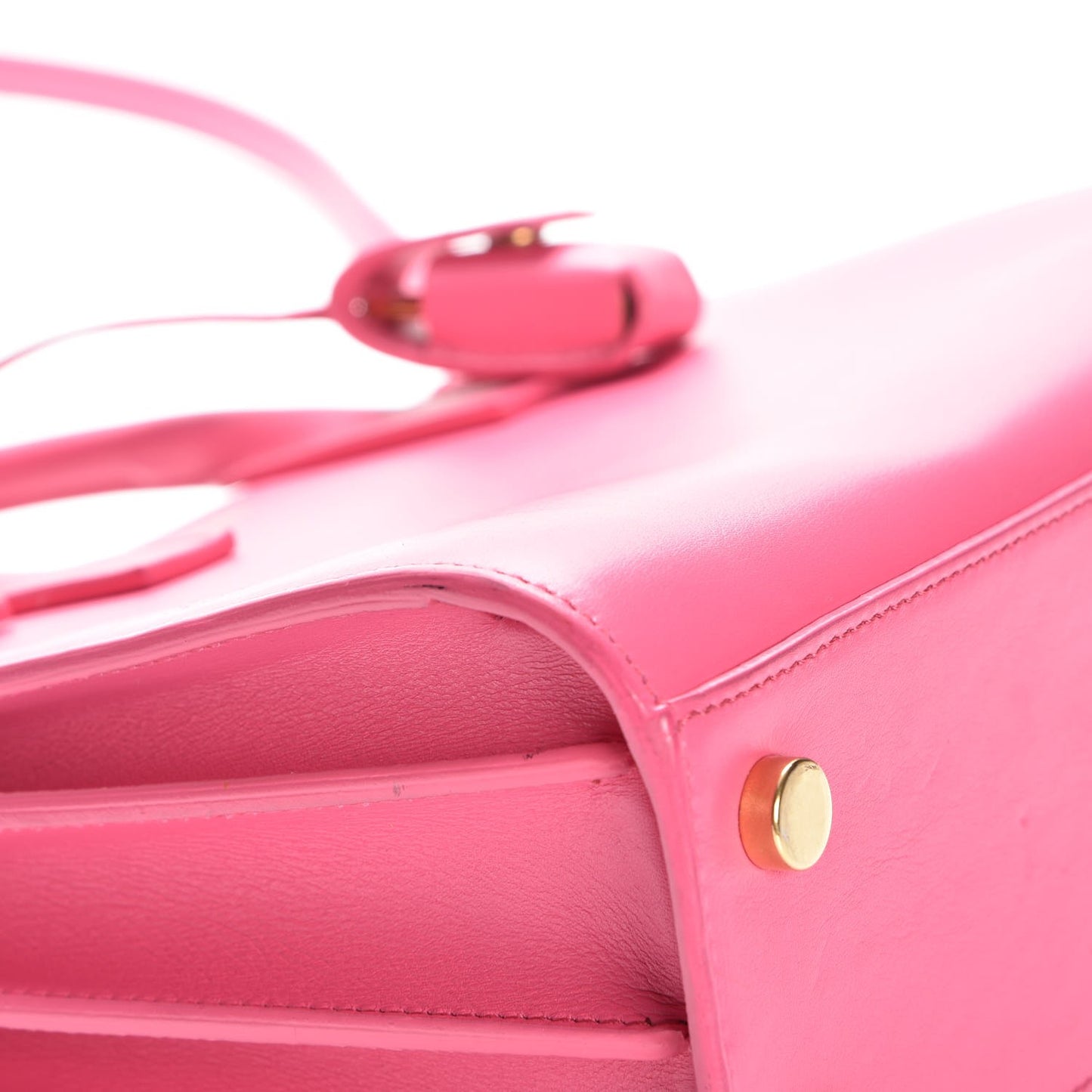Calfskin Nano Sac De Jour Lipstick Fuchsia