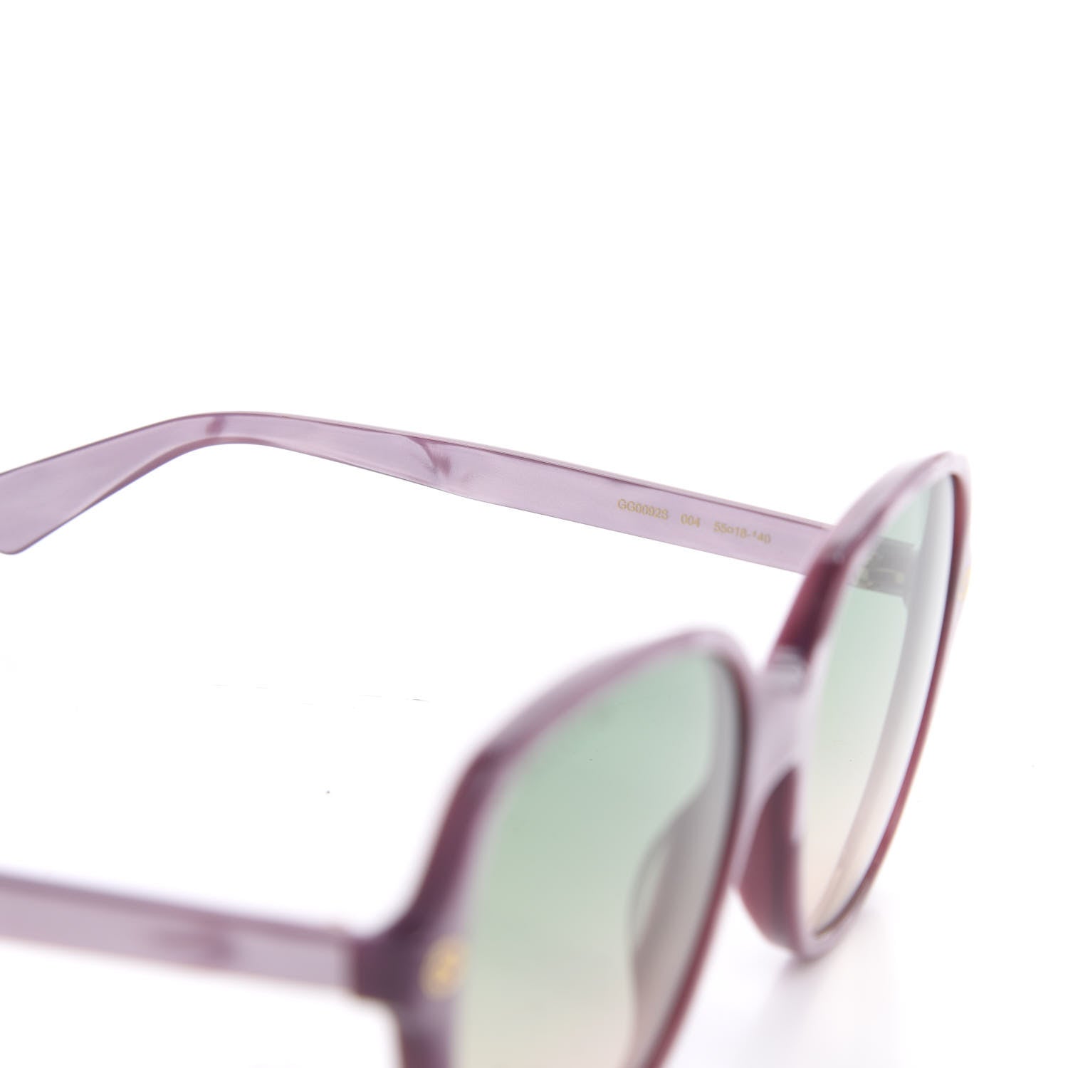 Gucci Acetate Square Frame GG0092S Sunglasses Purple 5 of 7