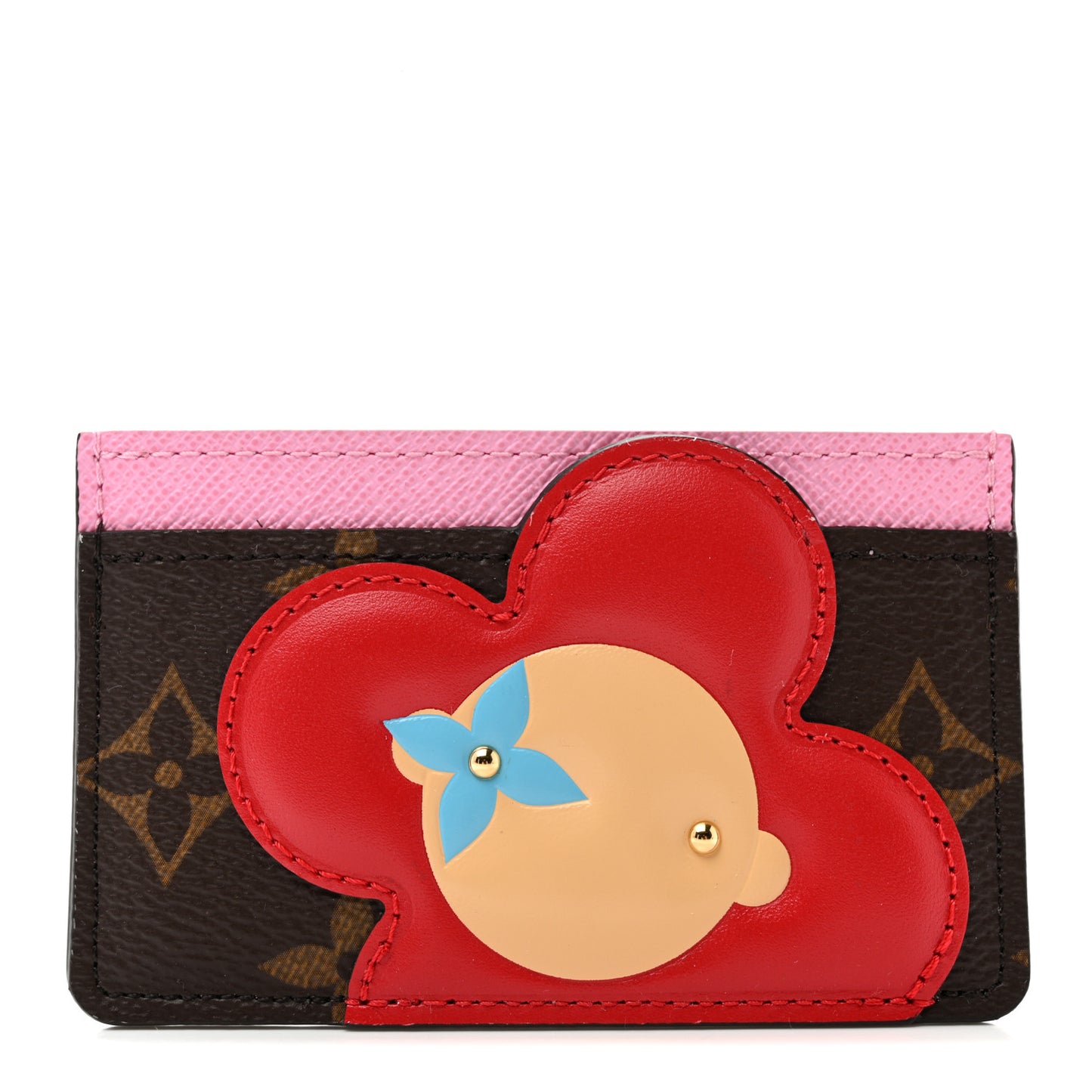 Monogram Vivienne Card Holder Pale Pink