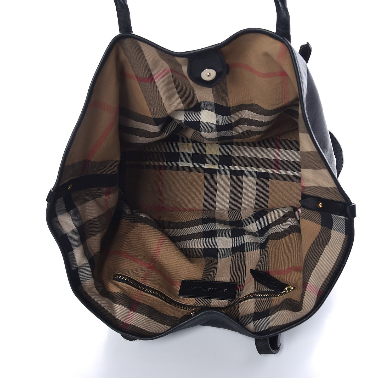 Lambskin Medium East West Tote Black