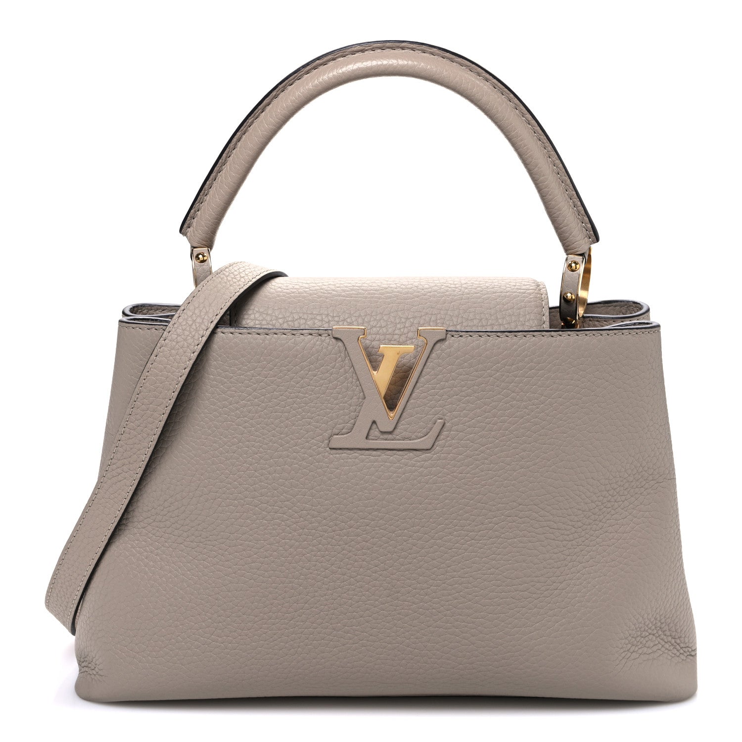 Louis Vuitton Taurillon Capucines PM Galet 1 of 9