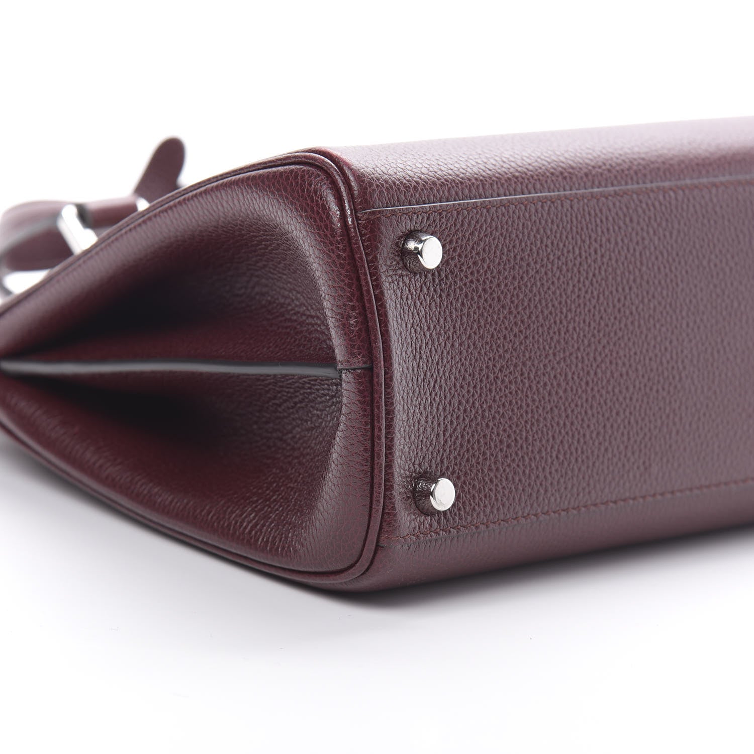 Gucci Grainy Calfskin Small Zumi Top Handle Bag Vintage Bordeaux 9 of 16