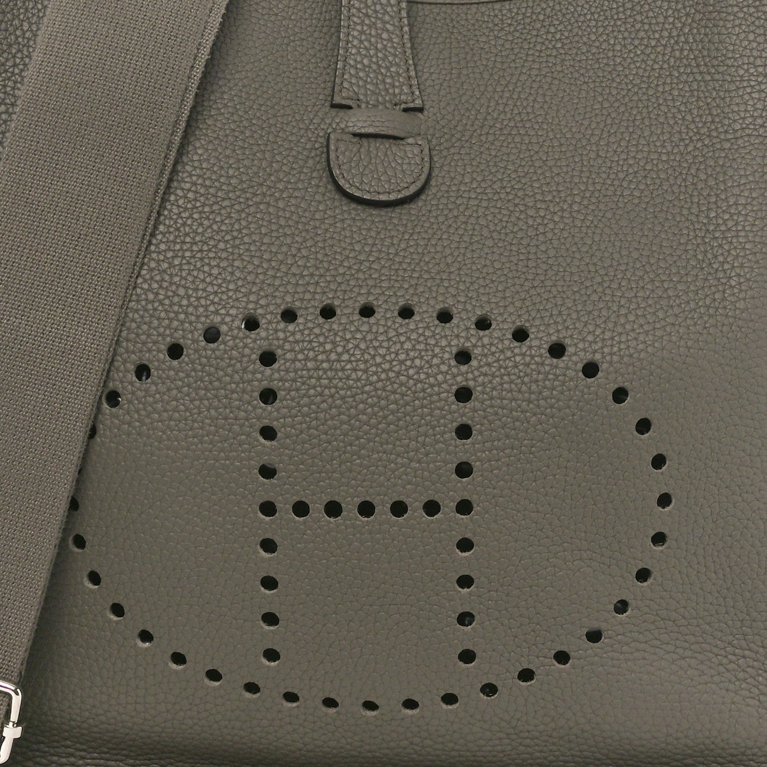 Hermes Taurillon Clemence Evelyne III GM Etain 8 of 10