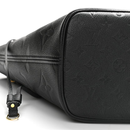 Louis Vuitton Empreinte Monogram Giant Neverfull MM Black 9 of 12