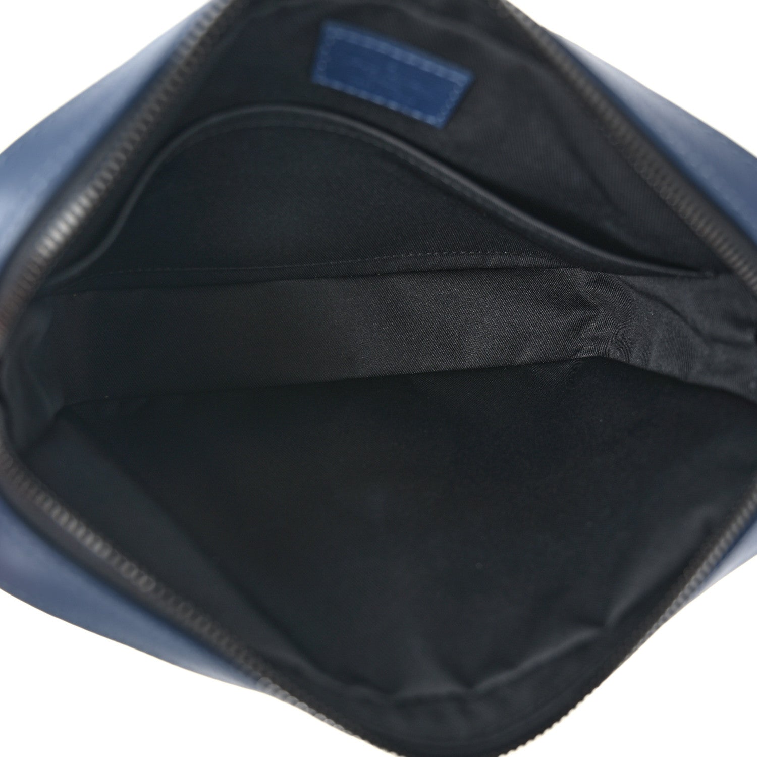 Louis Vuitton Calfskin Monogram Shadow Trio Messenger Navy White 5 of 9