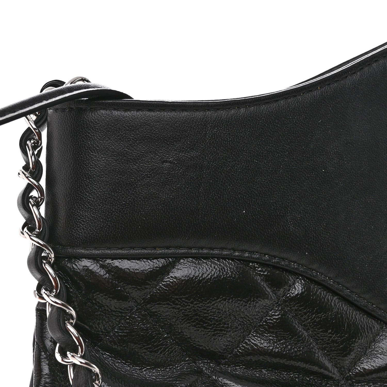 Chanel Shiny Aged Calfskin Quilted Large 31 Shopping Bag Black 11 of 11