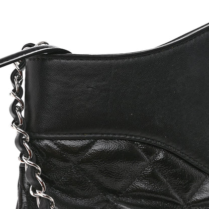 Chanel Shiny Aged Calfskin Quilted Large 31 Shopping Bag Black 11 of 11