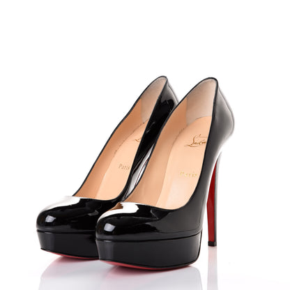 Christian Louboutin Patent Bianca 140 Pumps 39 Black 2 of 9