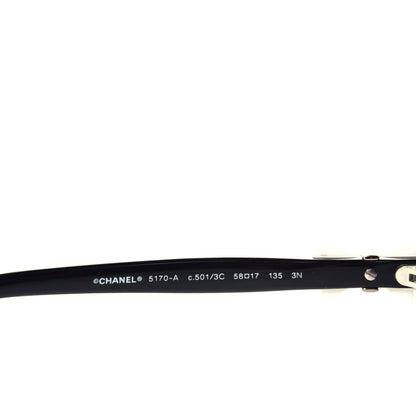 Chanel CC Bow Sunglasses 5170 Black 5 of 7