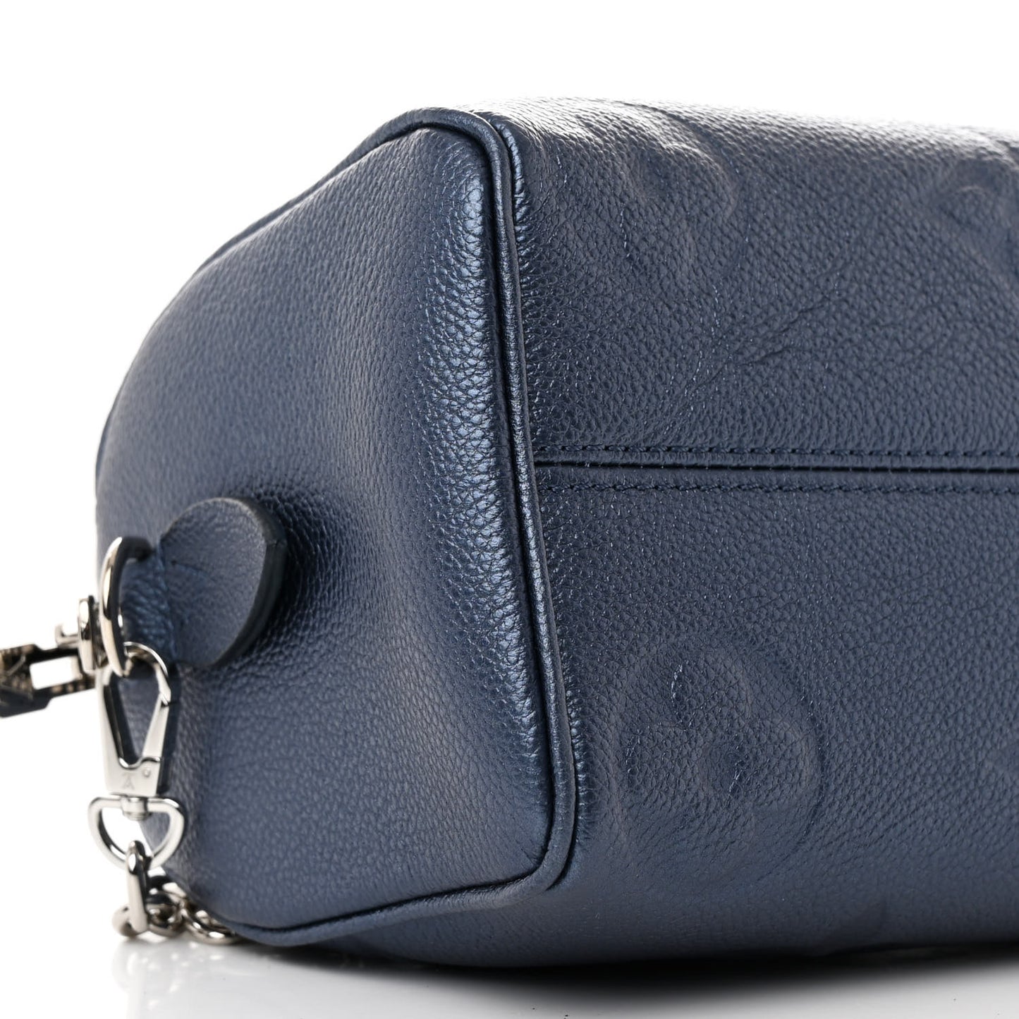 Metallic Empreinte Monogram Giant Speedy Bandouliere 20 Navy Nacre