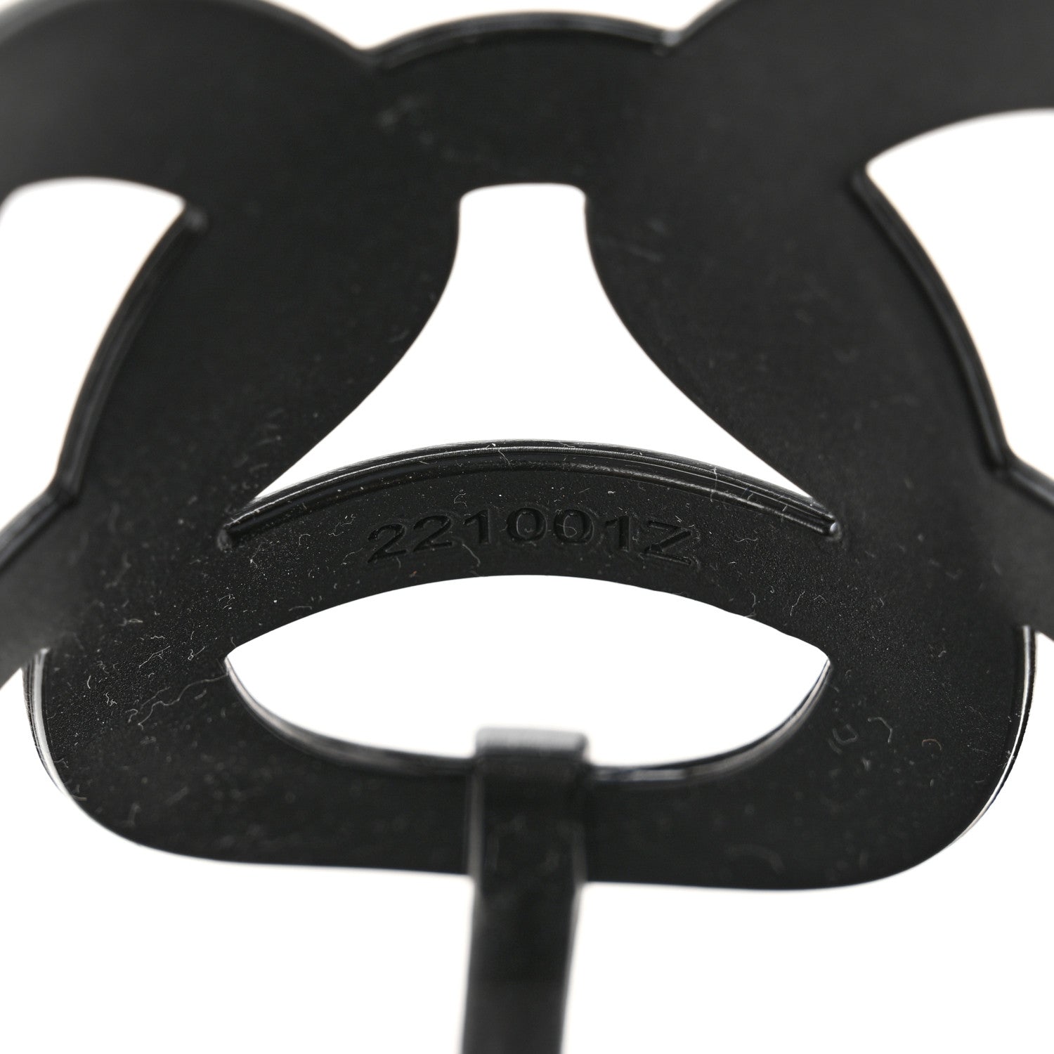 Hermes Rubber Womens Egerie Sandals 36 Black 8 of 8