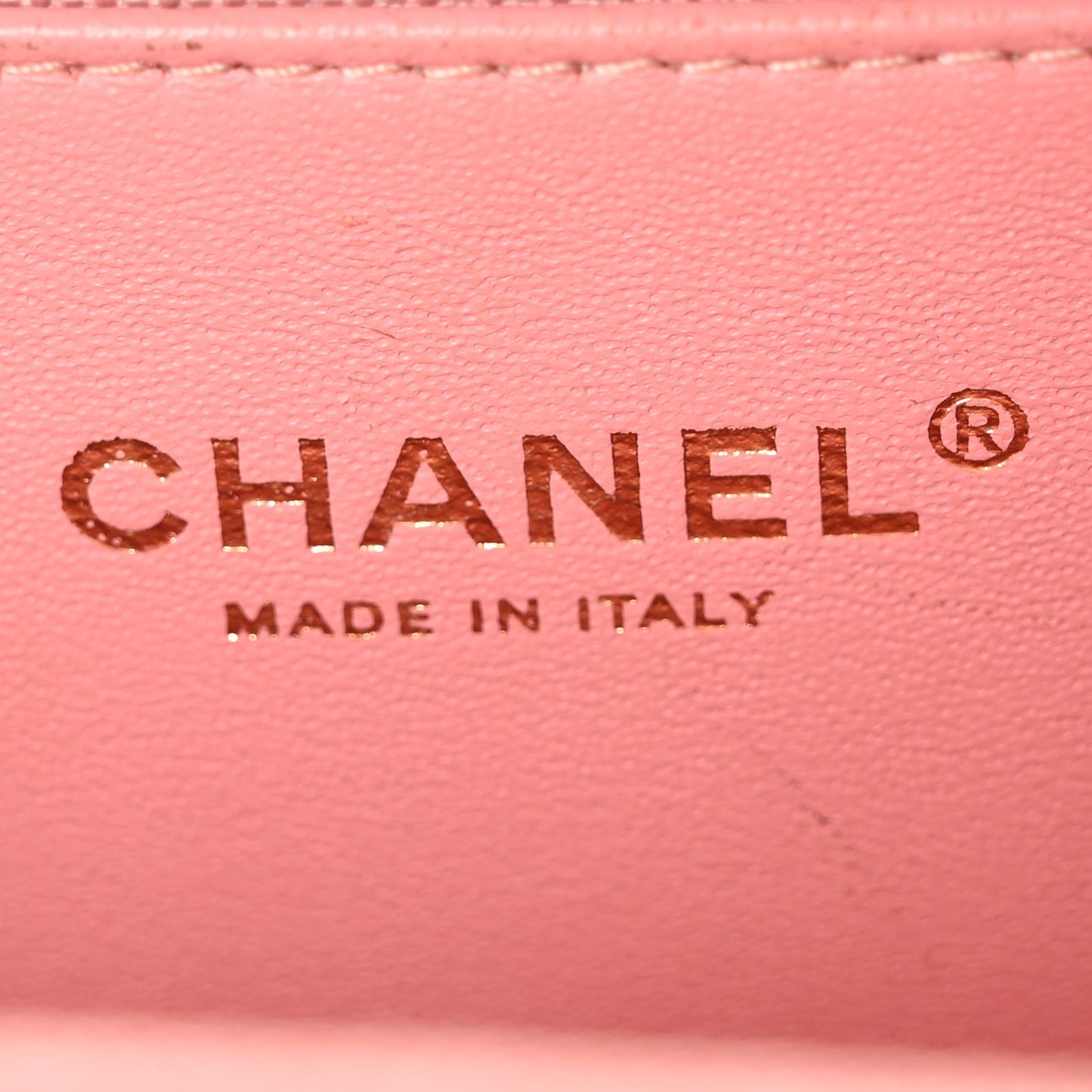 Caviar Quilted Medium CC Filigree Vanity Case Rose Pink