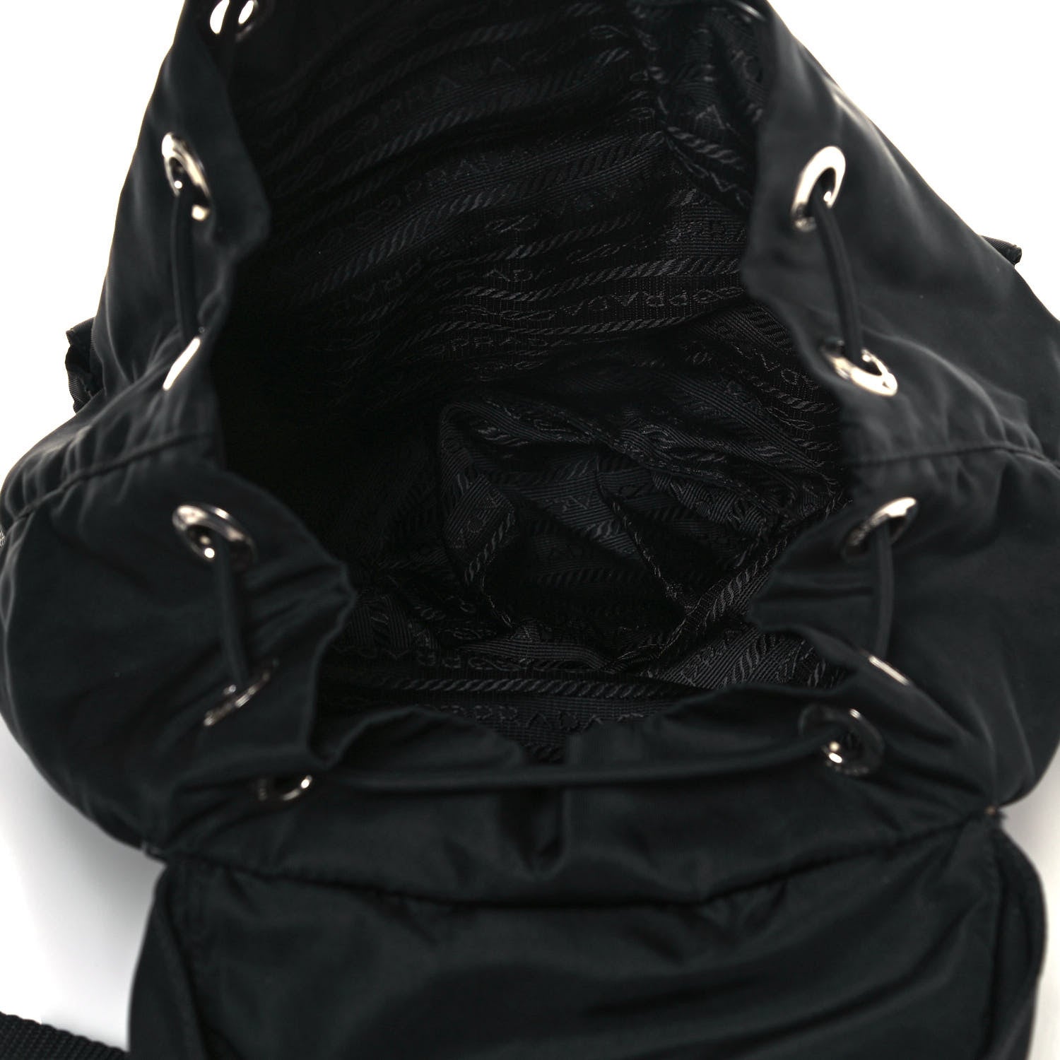 Prada Tessuto Nylon Vela Small Backpack Black 5 of 14