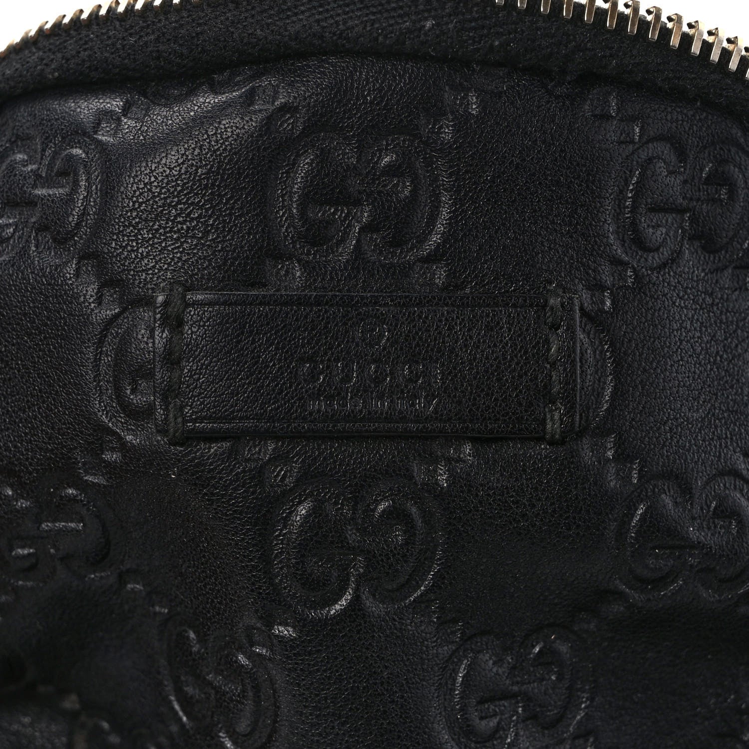 Gucci Guccissima Belt Bag Black 8 of 10
