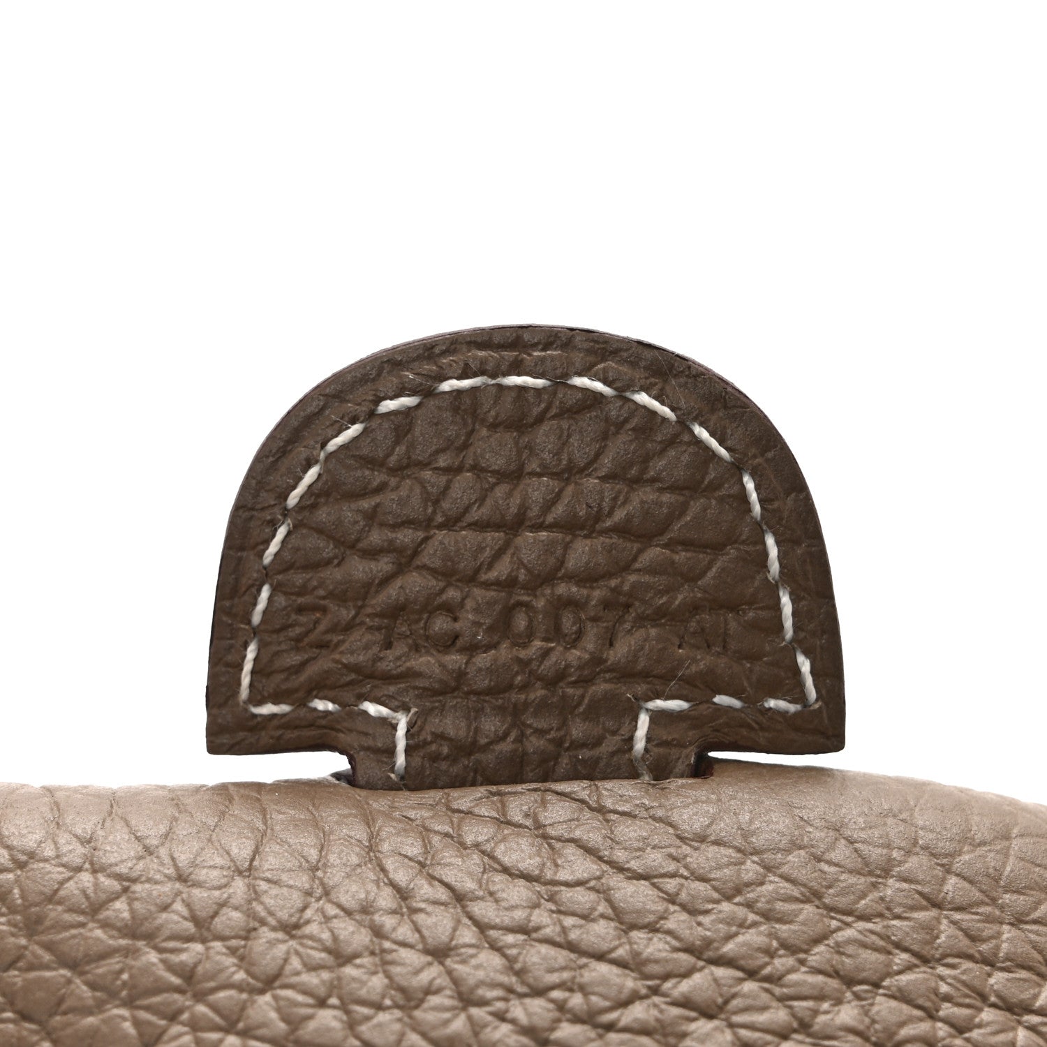 Hermes Taurillon Clemence Evelyne III PM Etoupe 7 of 11