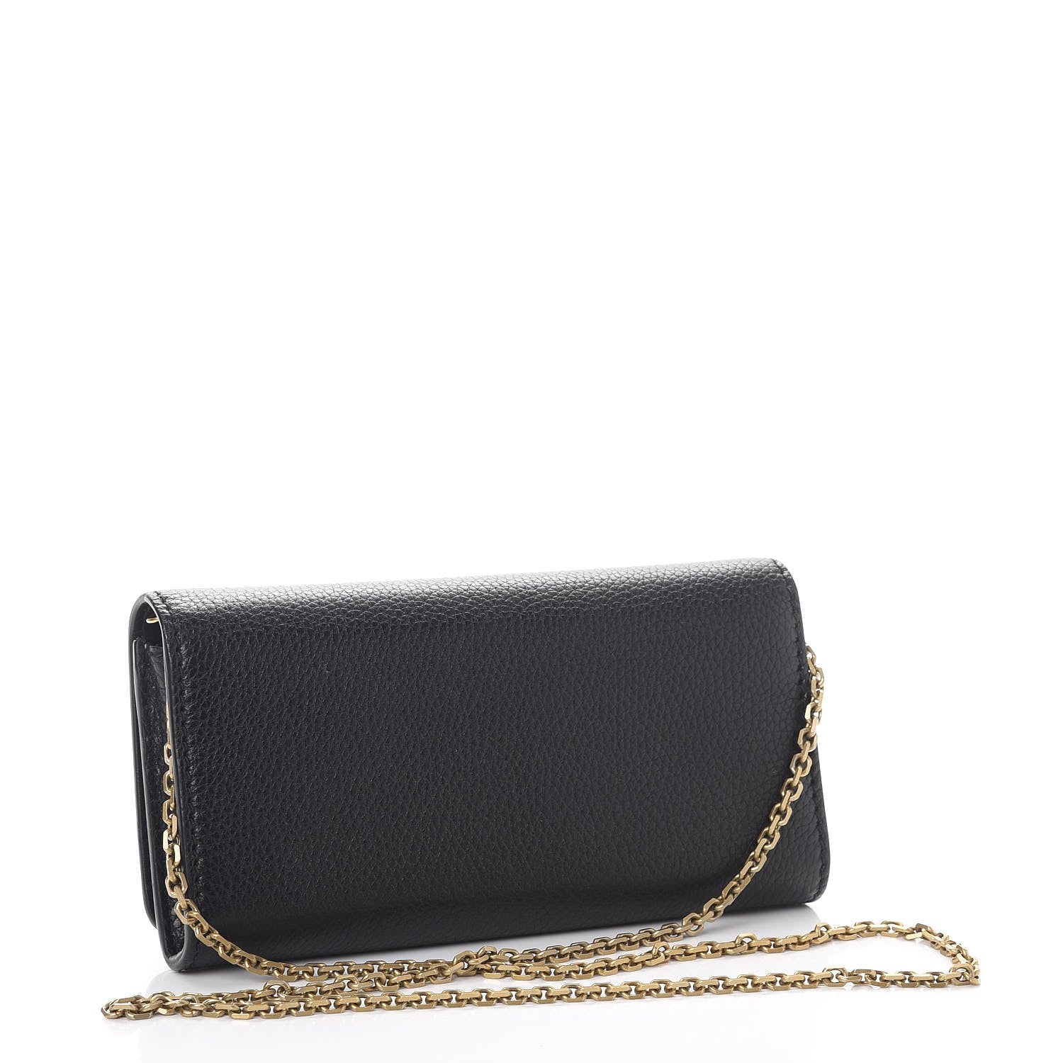 Christian Dior Grained Calfskin J'adior Croisiere Chain Wallet Black 4 of 11