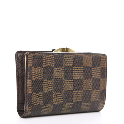 Louis Vuitton Damier Ebene French Purse Wallet 2 of 10