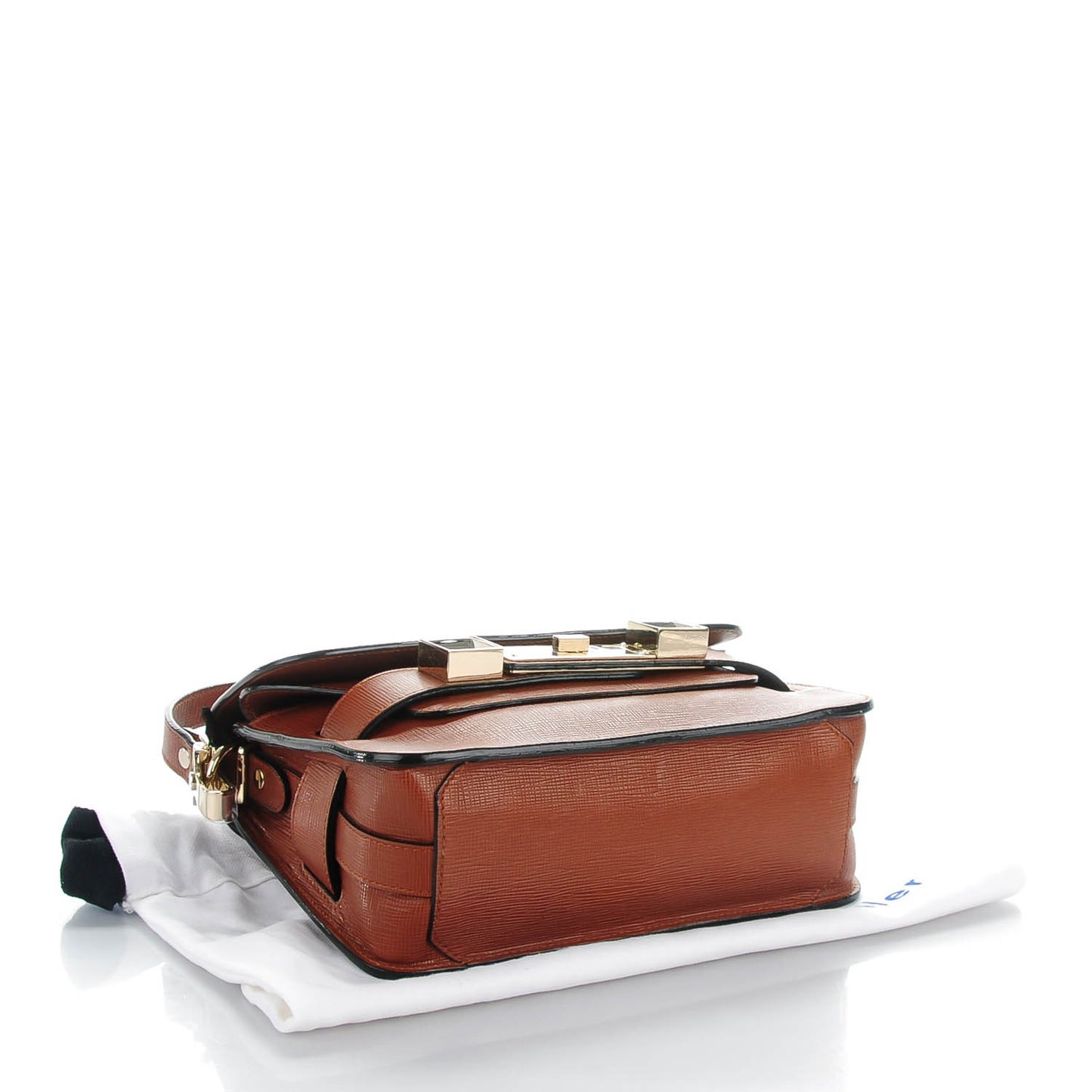 Linosa Calfskin Mini PS11 Classic Shoulder Bag Nice Tan