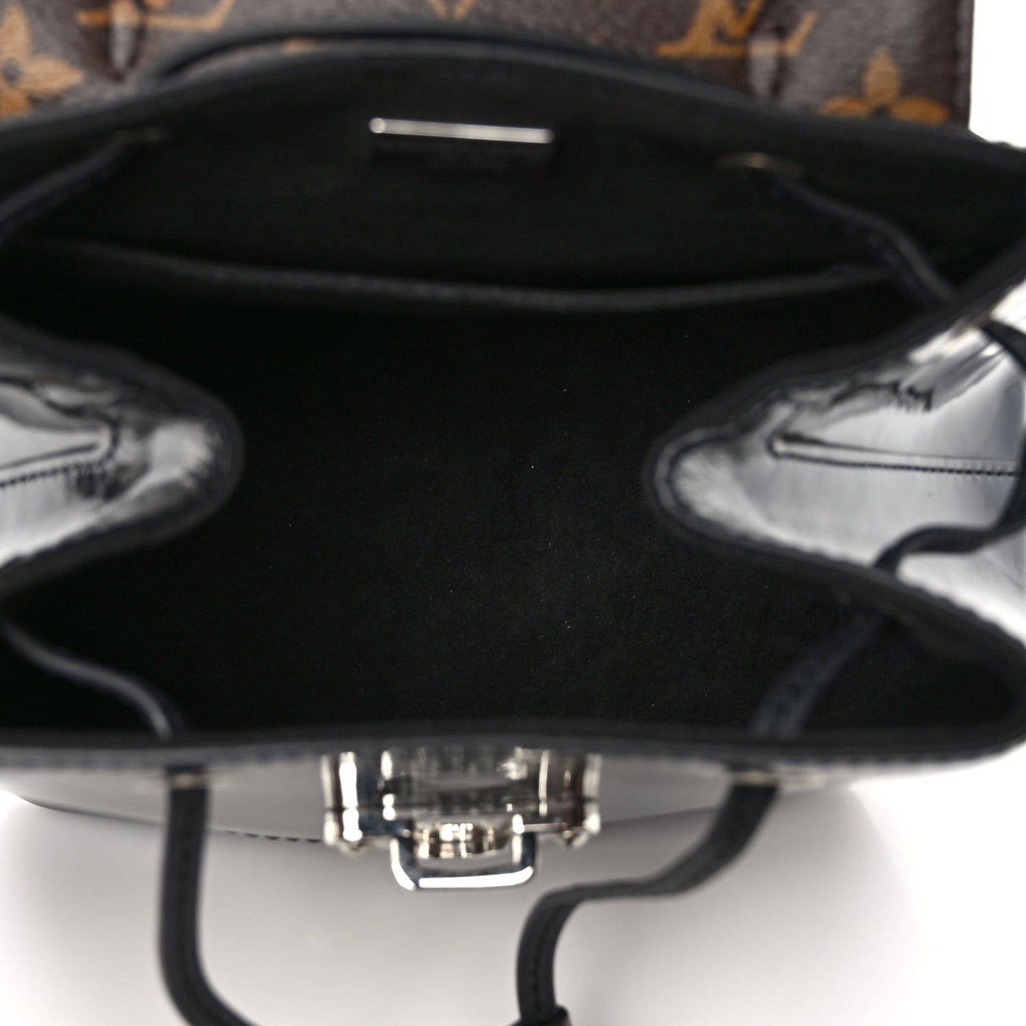 Patent Monogram Hot Springs Backpack Black