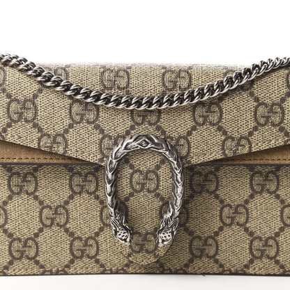 Gucci GG Supreme Monogram Super Mini Dionysus Shoulder Bag Taupe 9 of 9