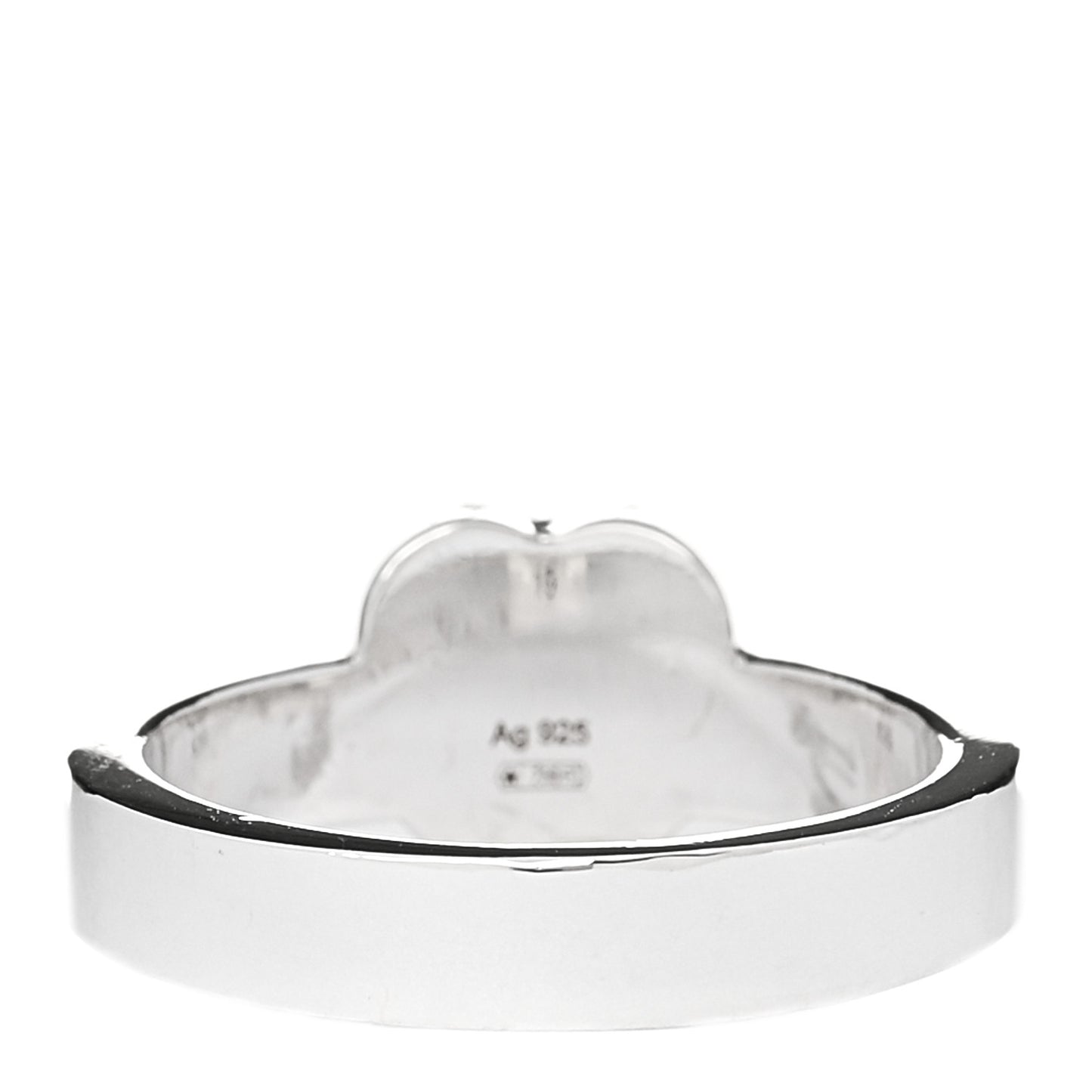 Sterling Silver Trademark Heart Ring 55 7.25