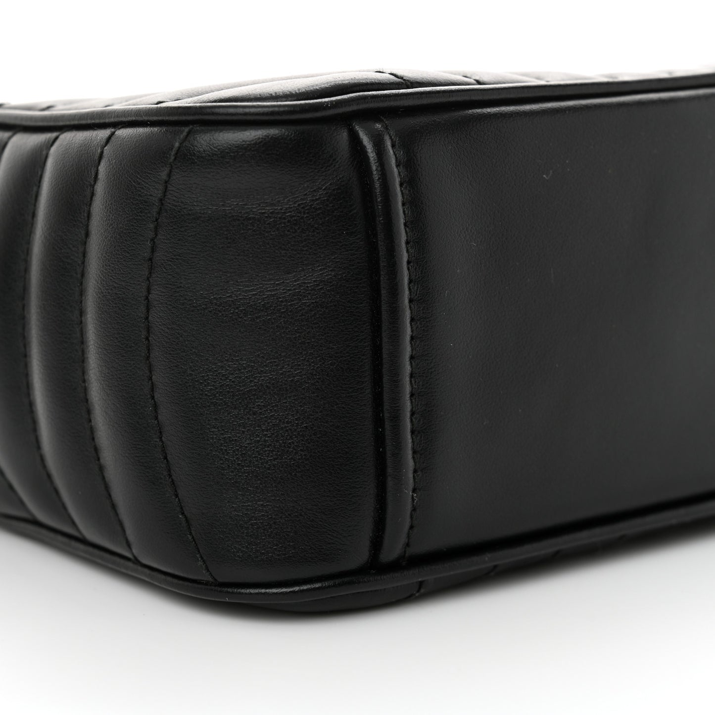 Soft Calfskin Diagramme Camera Bag Black