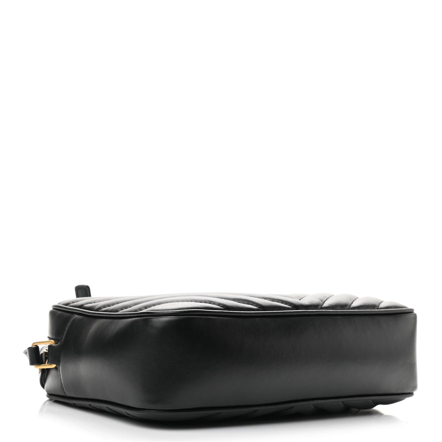 Calfskin Matelasse Monogram Lou Camera Bag Black