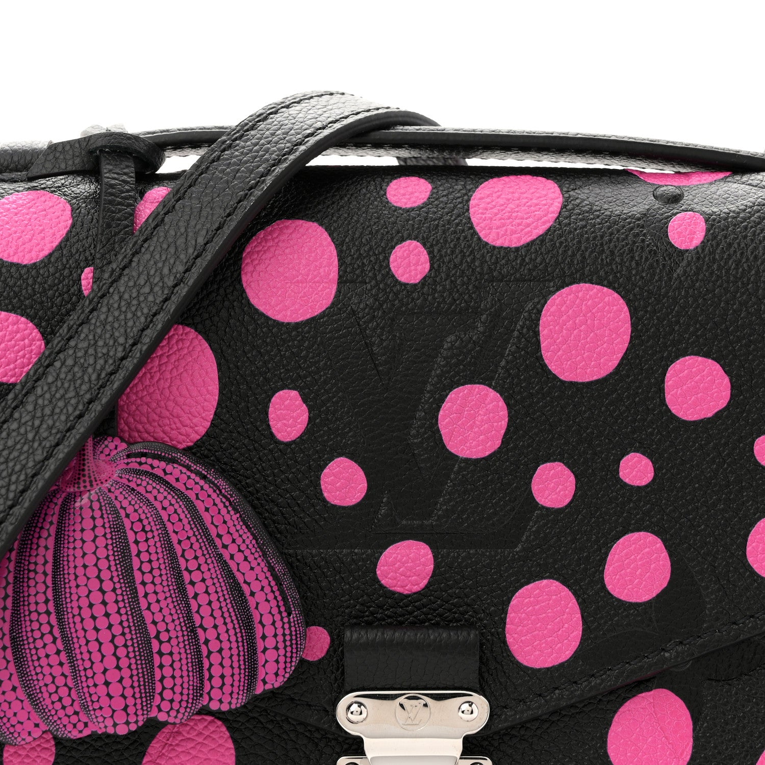 Louis Vuitton LV x YK Empreinte Monogram Giant Pochette Metis Black Fuchsia 8 of 10