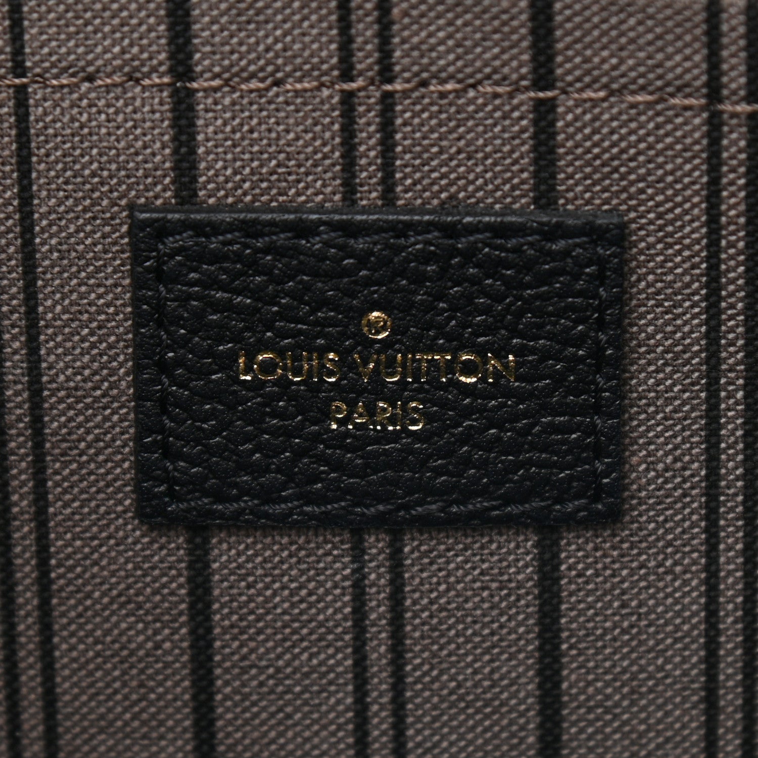 Louis Vuitton Empreinte Montaigne MM Black 6 of 10