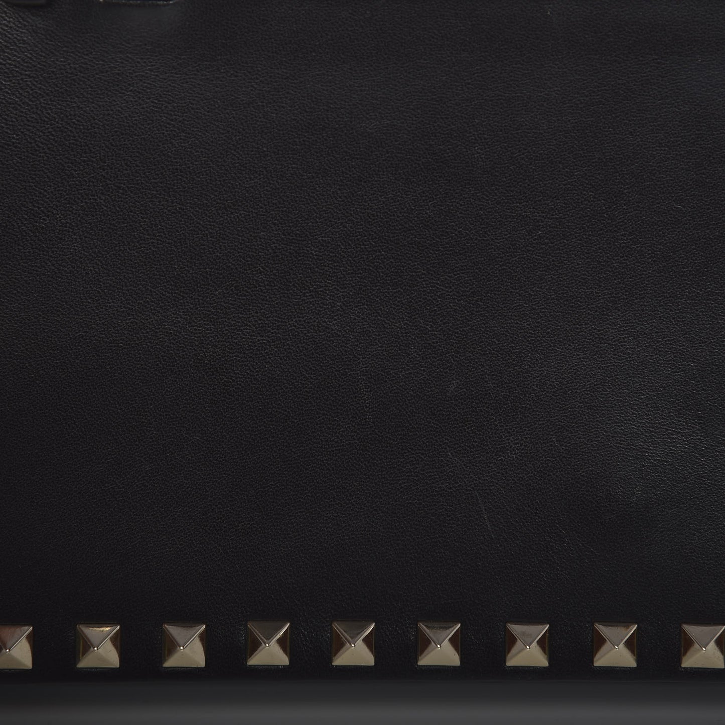 Nappa Rockstud Wristlet Clutch Black
