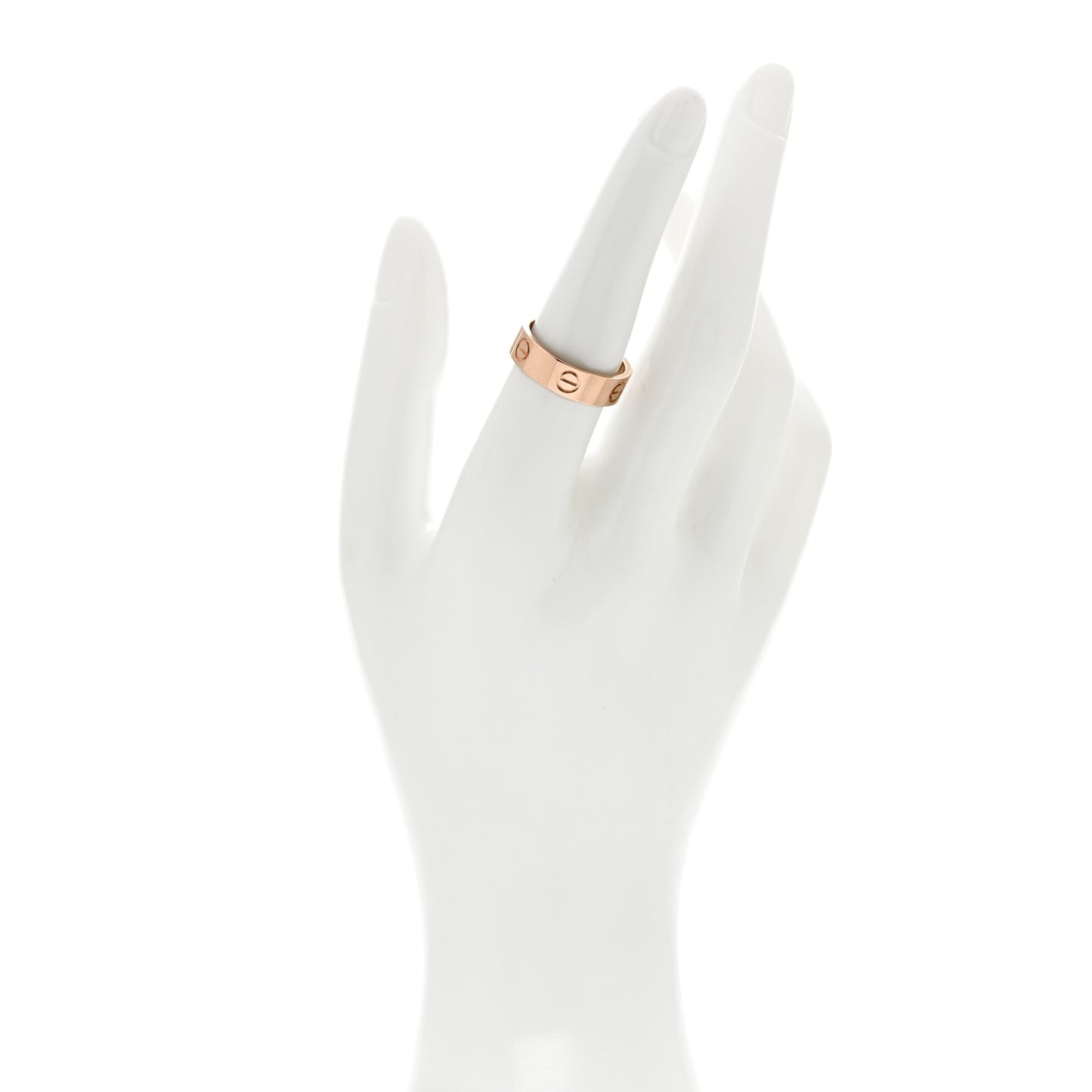 18K Pink Gold 5.5mm LOVE Ring 55 7.25