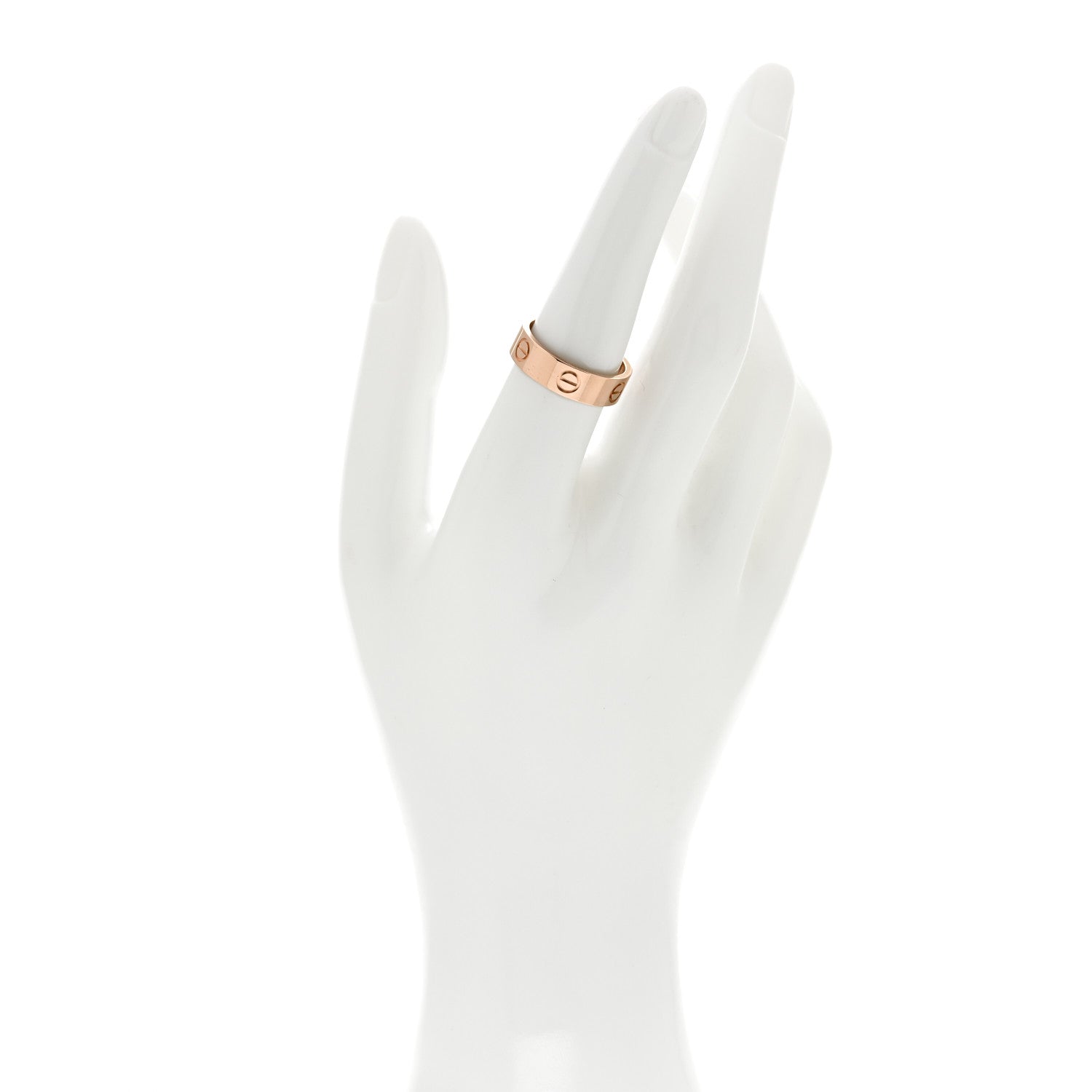 Cartier 18K Pink Gold 5.5mm LOVE Ring 55 7.25 2 of 5