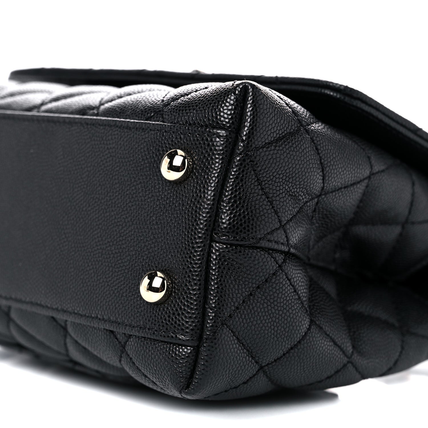 Chanel Caviar Quilted Mini Coco Handle Flap Black 9 of 10