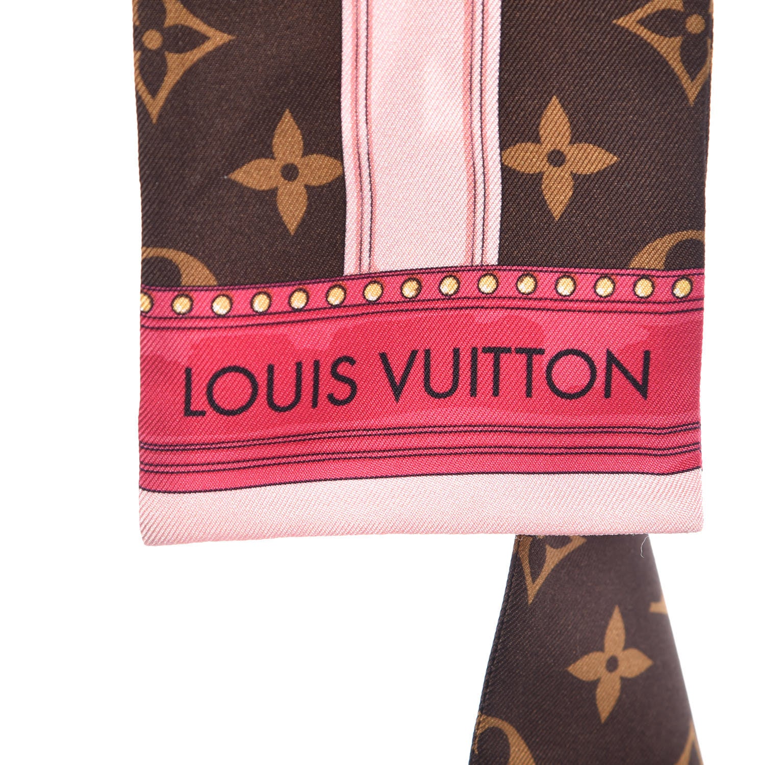 Louis Vuitton Silk Monogram Summer Trunks Bandeau Brown 5 of 7