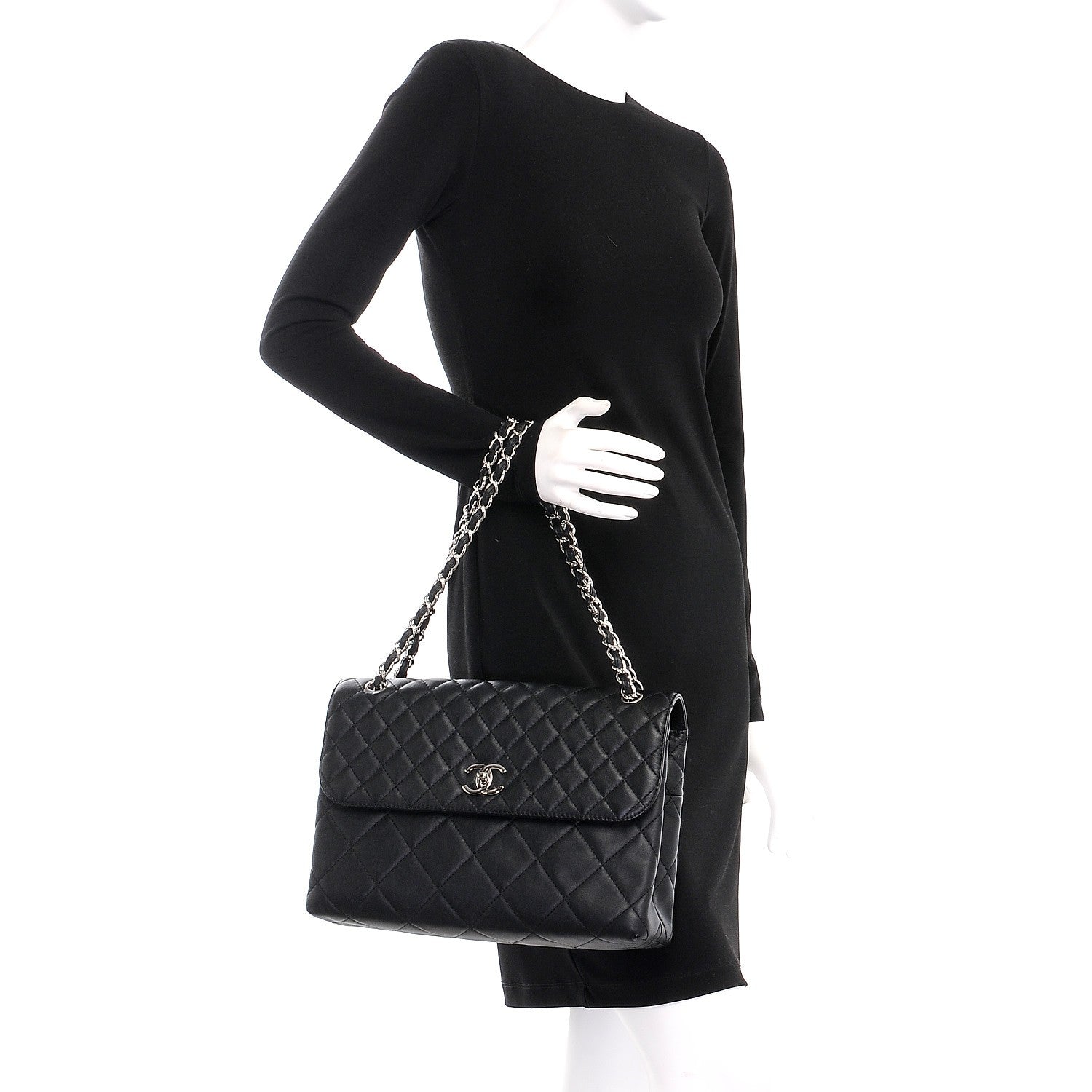 Chanel Calfskin Quilted In The Business Flap Bag Black 3 of 11