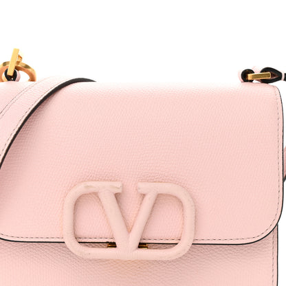 Valentino Garavani Grainy Calfskin Small VSling Shoulder Bag Water Rose 7 of 13