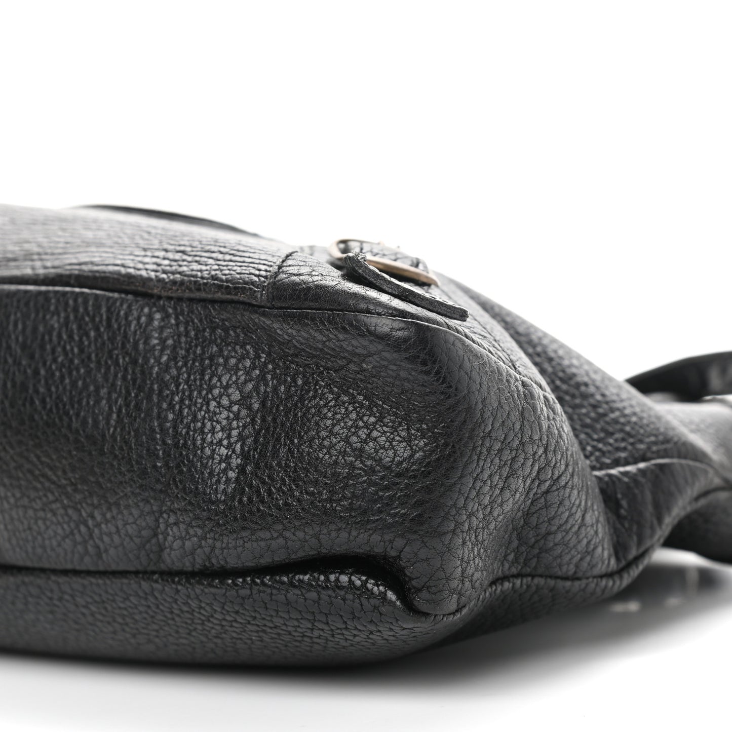 Pebbled Caribou Classic Hardware First Black