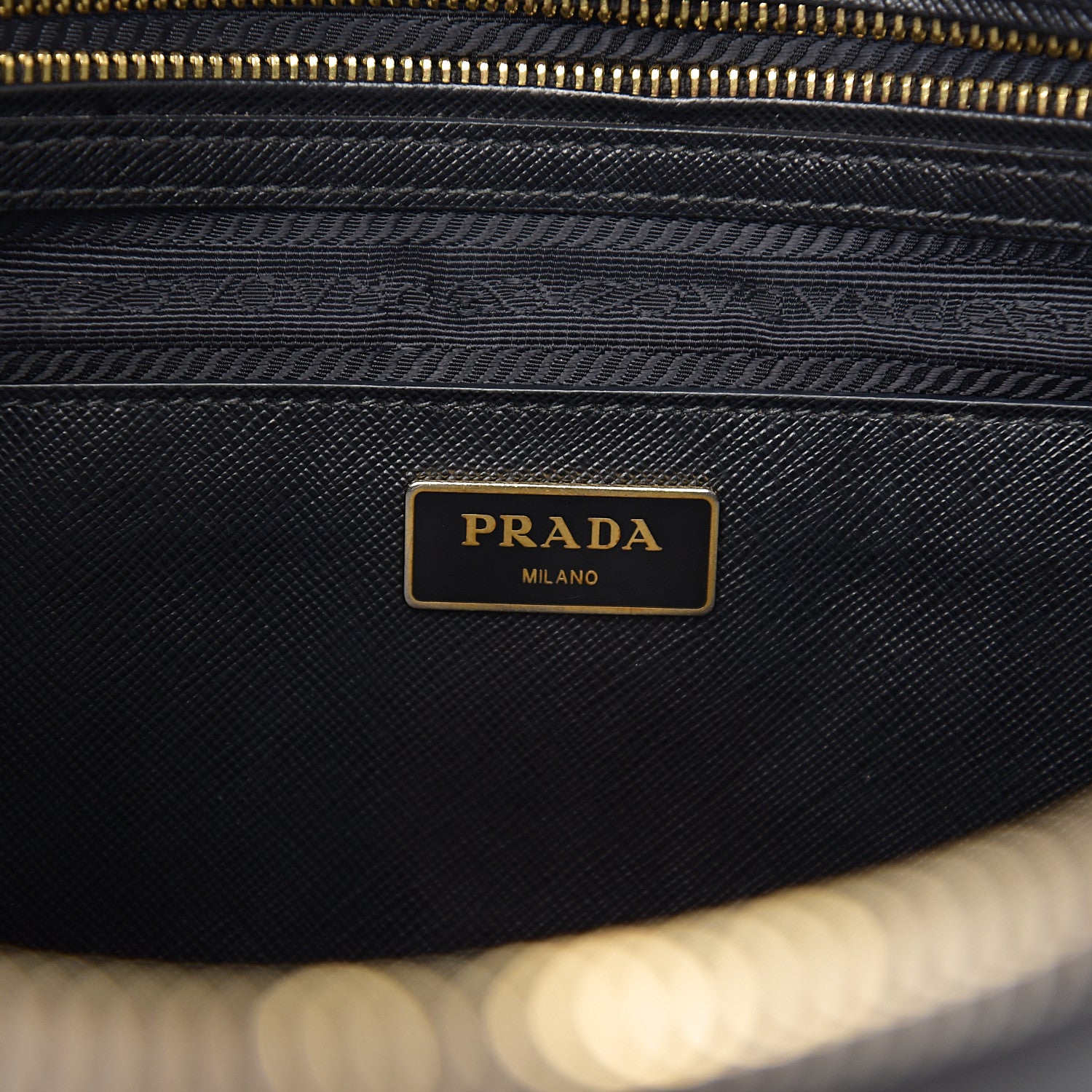 Prada Saffiano Large Galleria Double Zip Tote Black 5 of 10