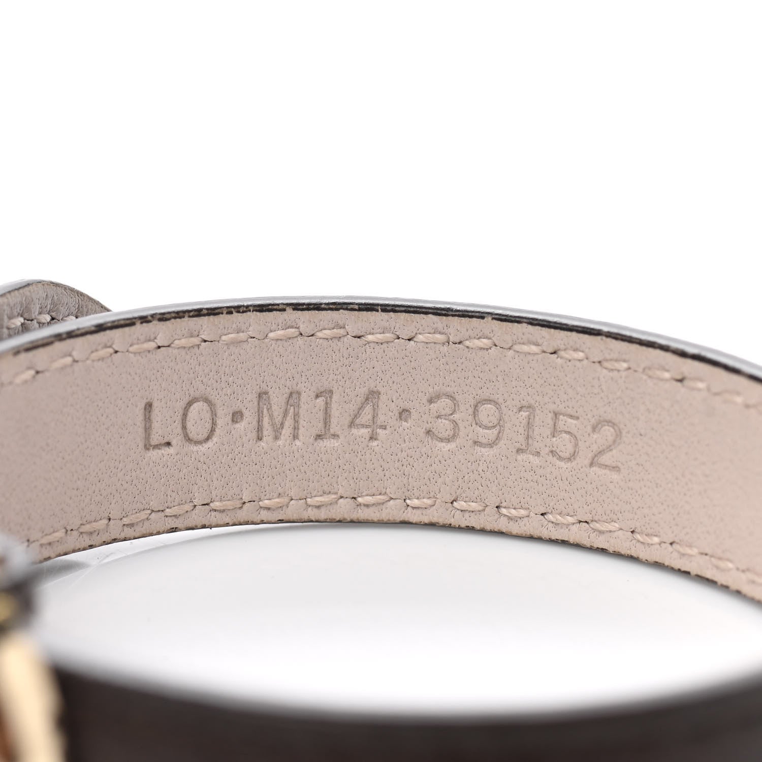 Bulgari Calfskin Monete Single Wrap Bracelet Brown 6 of 7