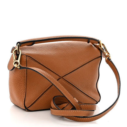Loewe Calfskin Mini Puzzle Bag Tan 3 of 9
