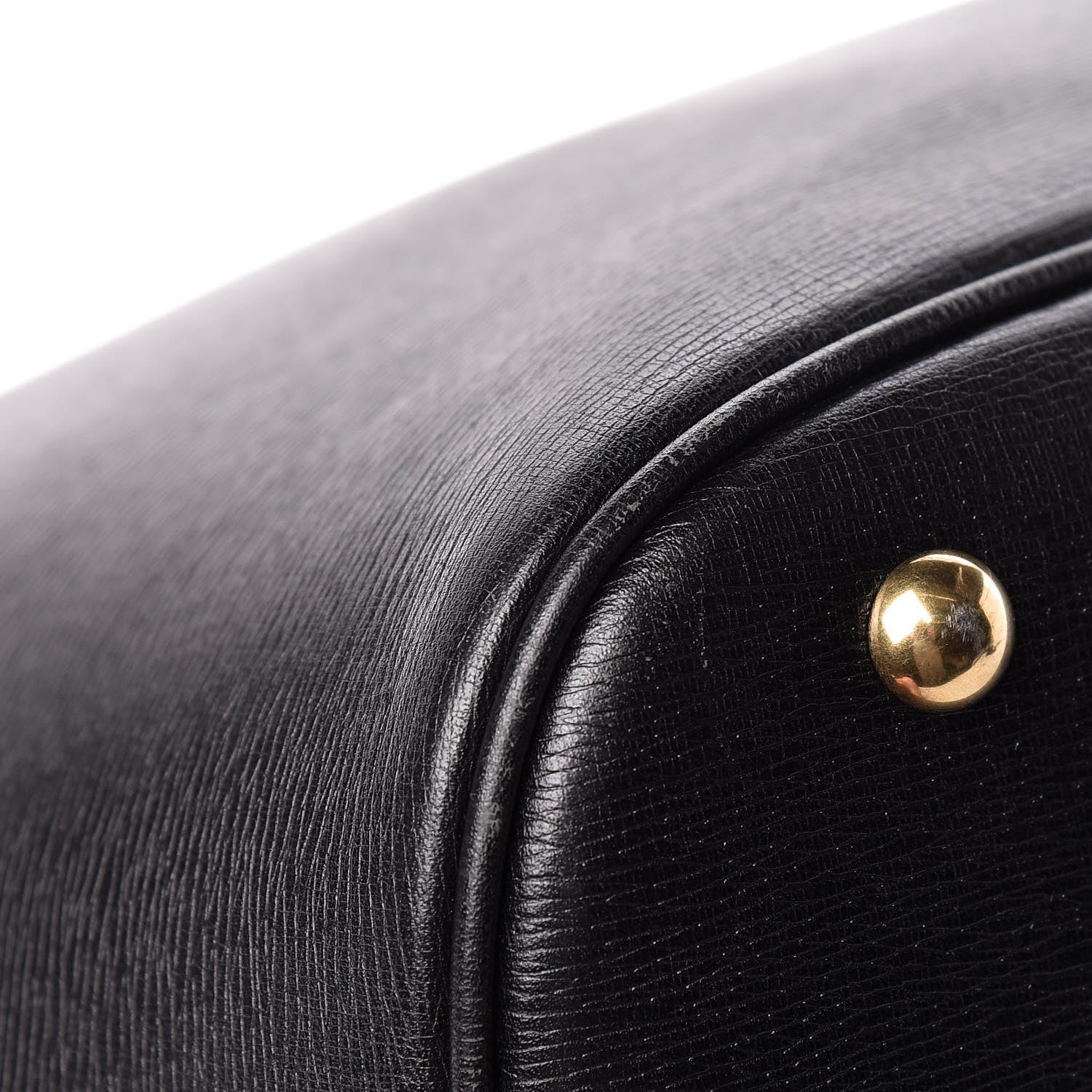 Gucci Textured Calfskin Large Bright Bit Tote Black 11 of 16