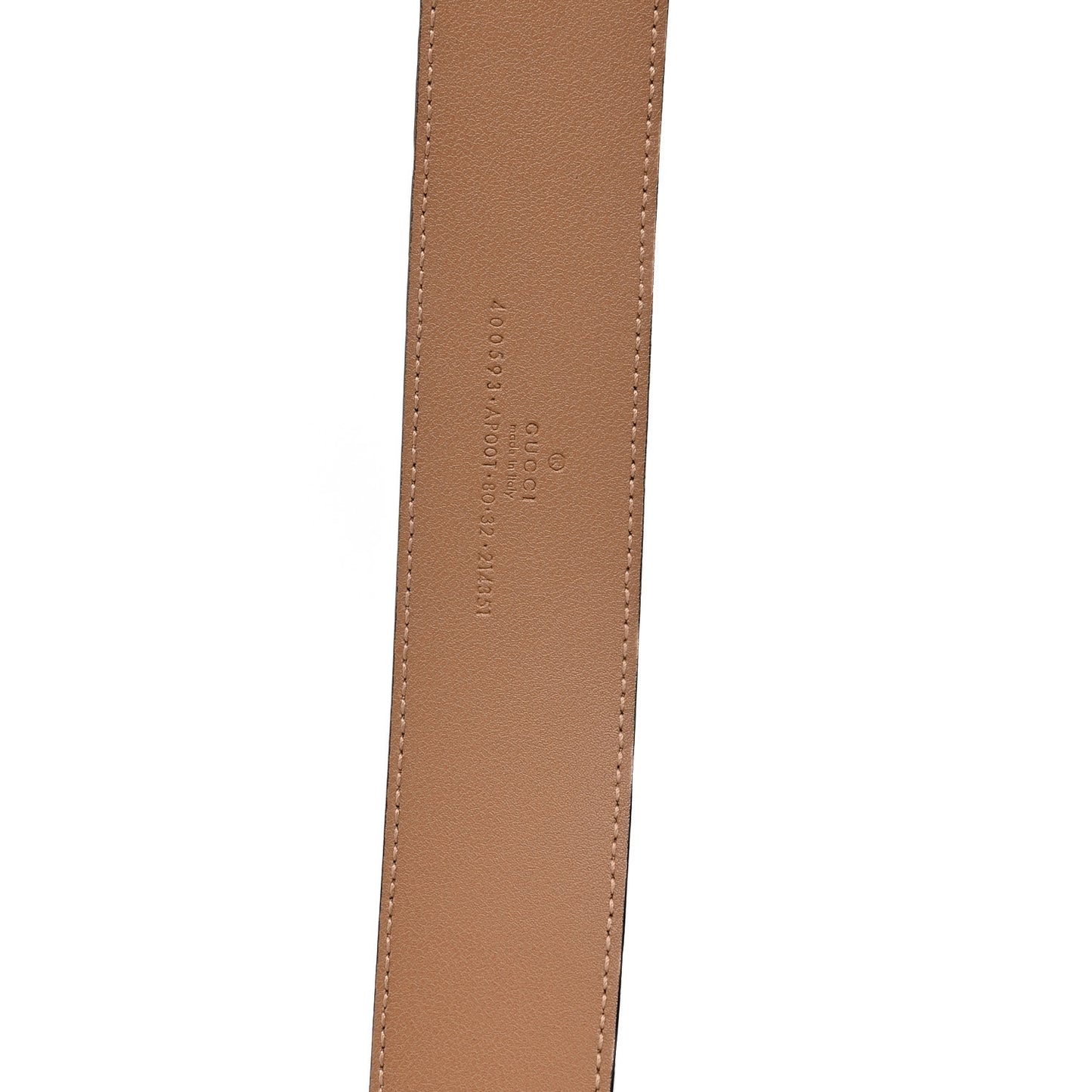 Calfskin Double G 40mm Belt 80 32 Tan