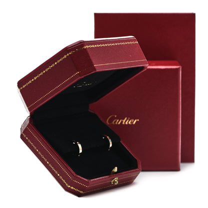 Cartier 18K Pink Gold Small LOVE Hoop Earrings 6 of 6