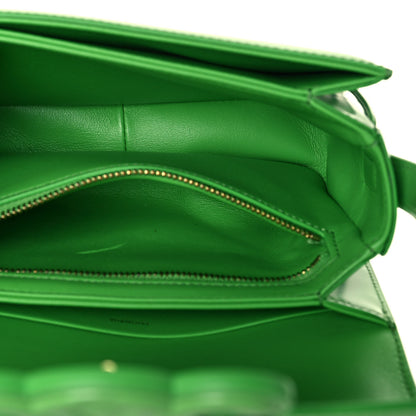 Celine Shiny Calfskin Teen Cuir Triomphe Bright Green 5 of 14