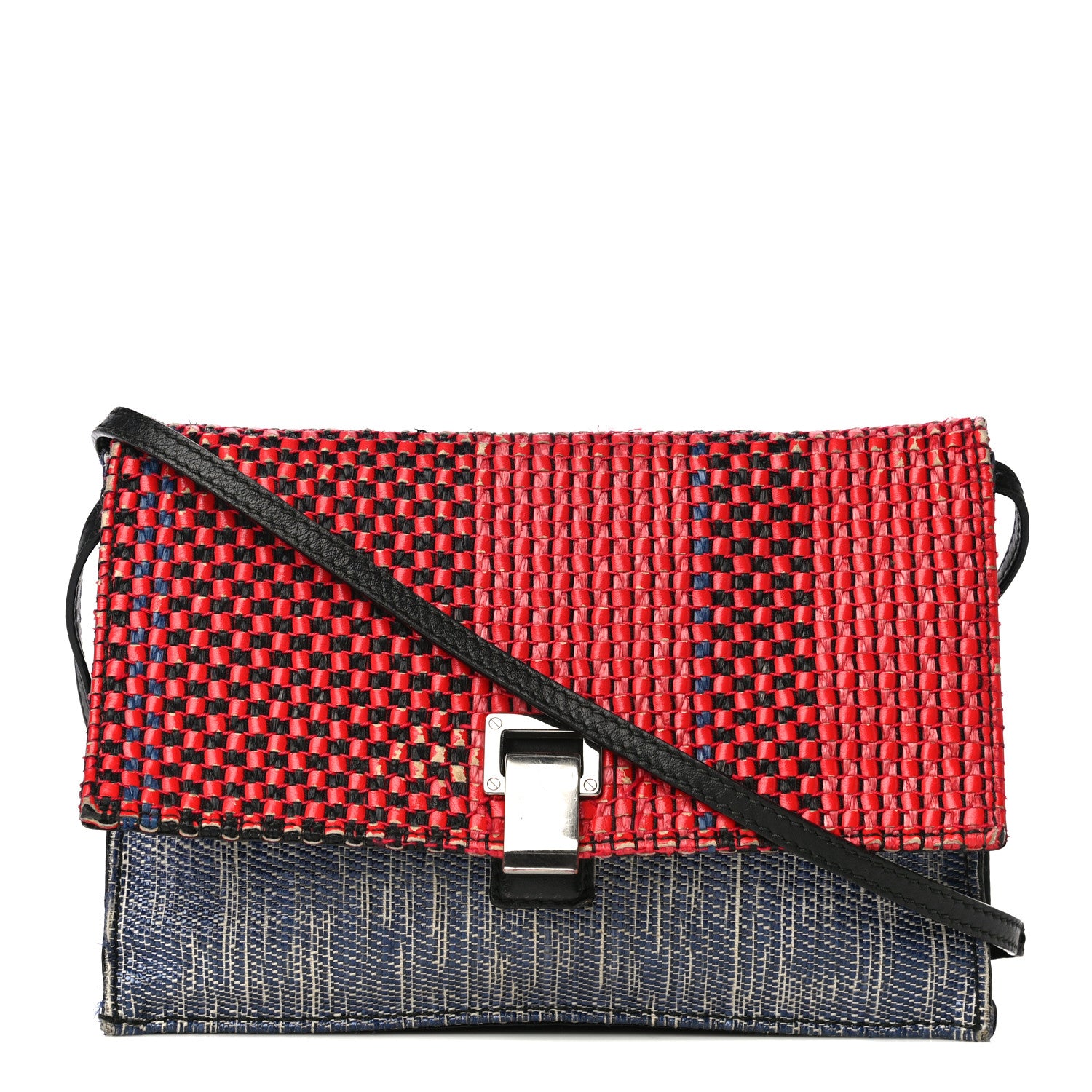 Proenza Schouler Calfskin Woven Small Lunch Bag Multicolor 1 of 22