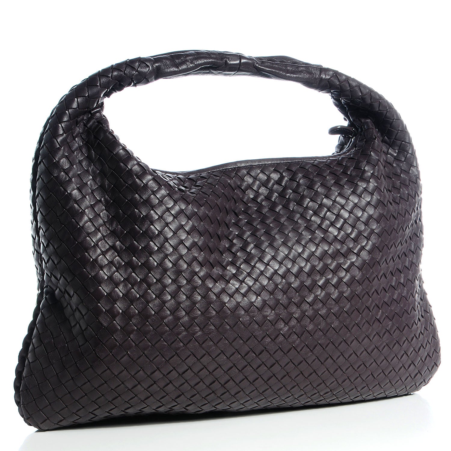 Bottega Veneta Nappa Intrecciato Large Veneta Hobo Ebano 3 of 8