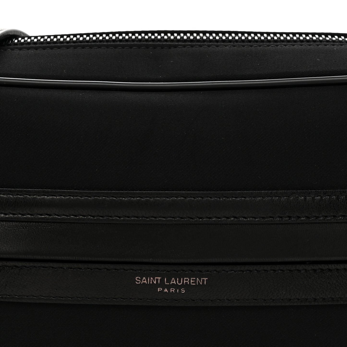 Lambskin Nylon Small Camp Camera Bag Black
