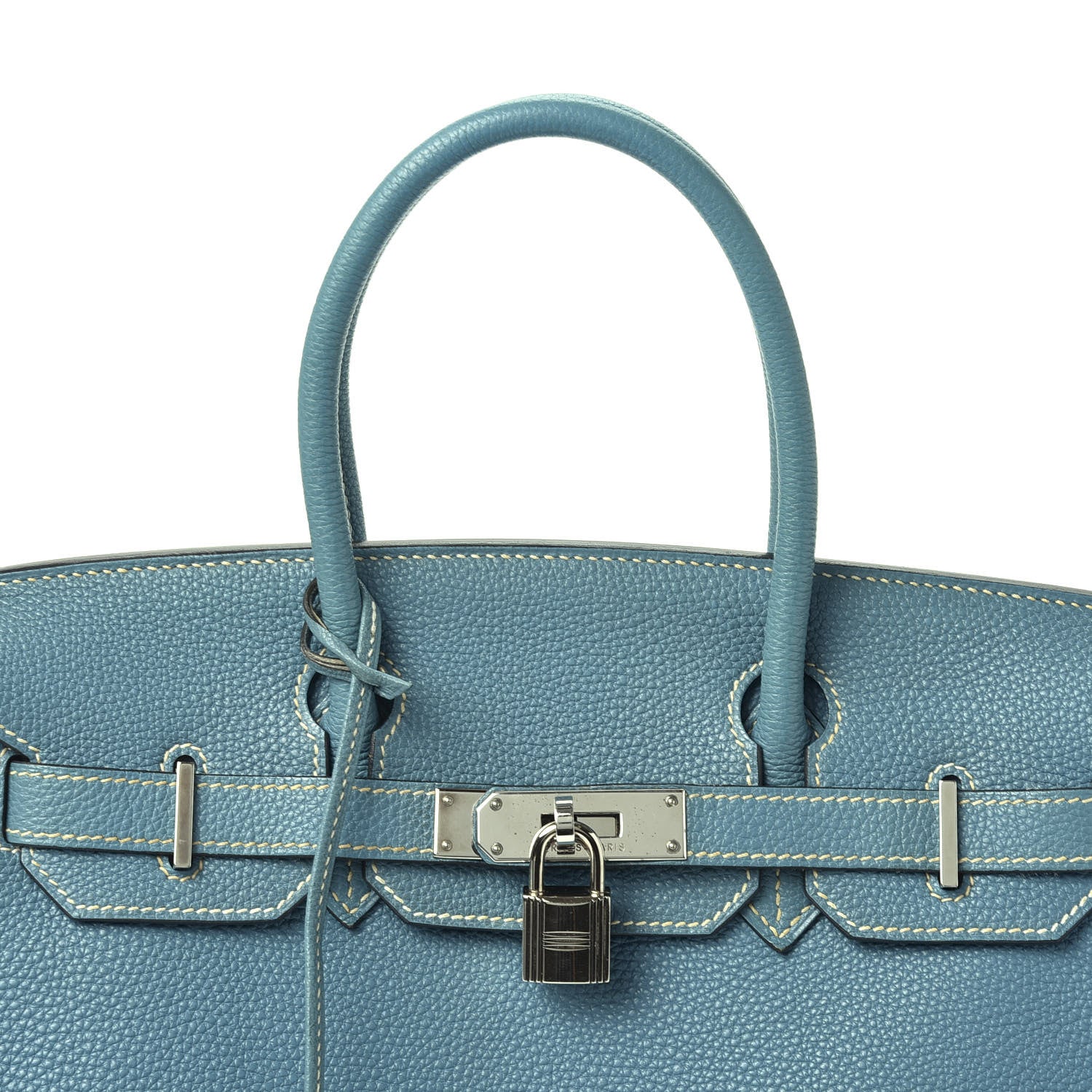 Hermes Togo Birkin 30 Blue Jean 2 of 20
