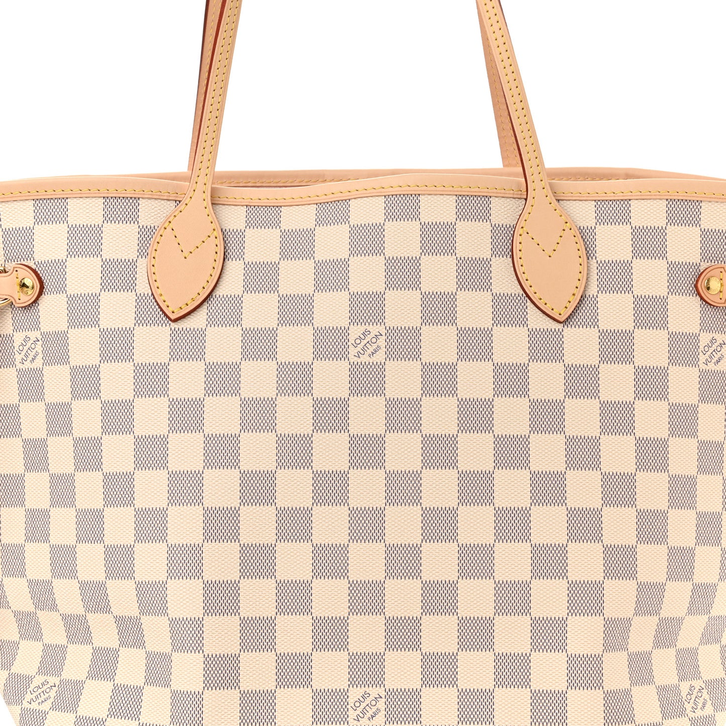 Damier Azur Neo Neverfull MM Rose Ballerine
