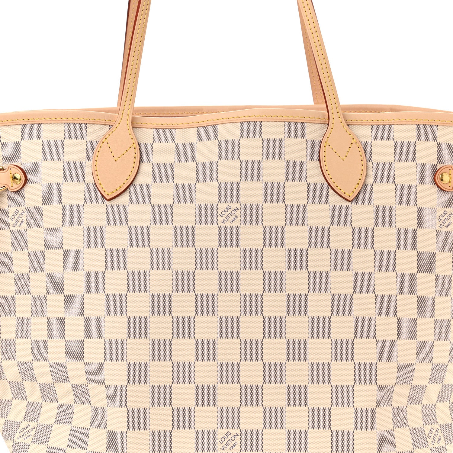 Louis Vuitton Damier Azur Neo Neverfull MM Rose Ballerine 9 of 10